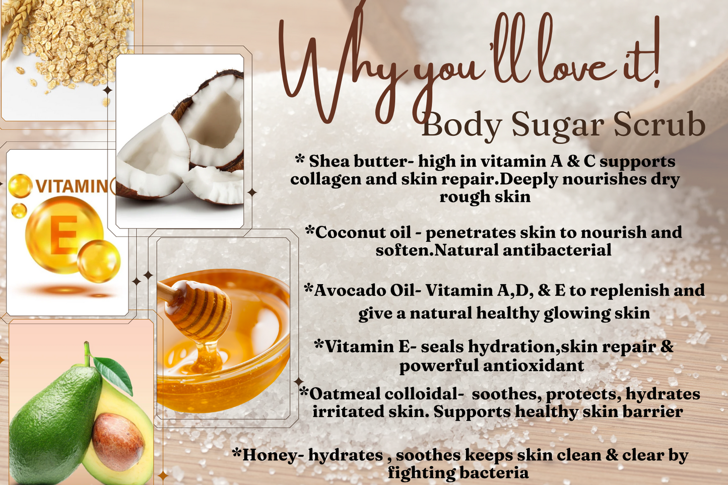 Honey Oats Body Scrub