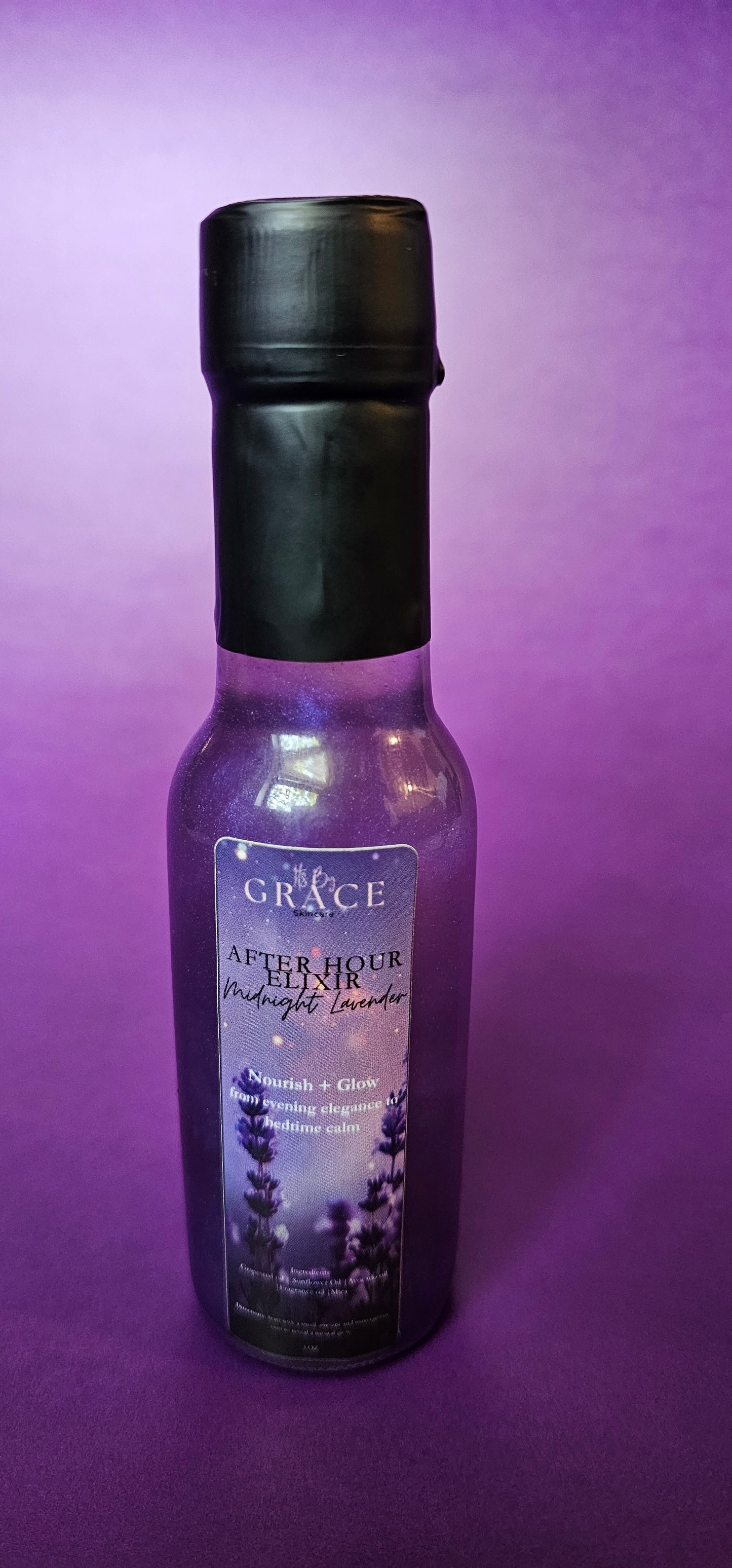 Midnight lavender body oil 3oz